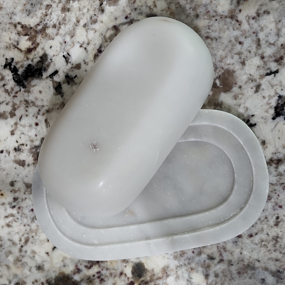 Williams Sonoma Marble Butter Dish